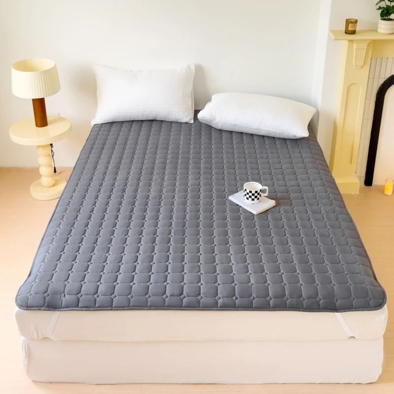 Waterproof Quilted Mattress Protector Cover For Single And Double Beds 9