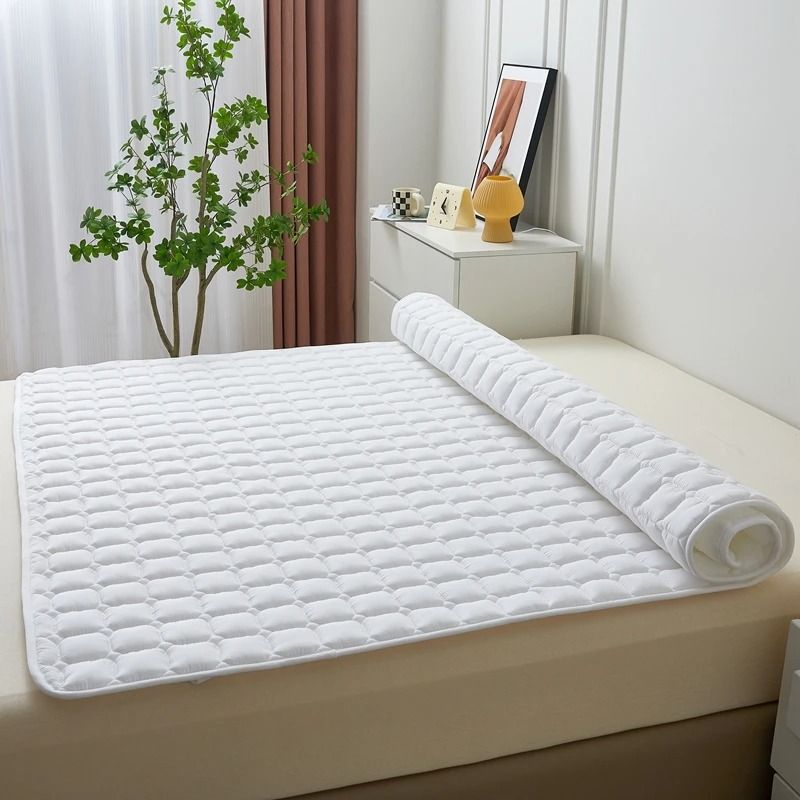 Waterproof Quilted Mattress Protector Cover For Single And Double Beds 4