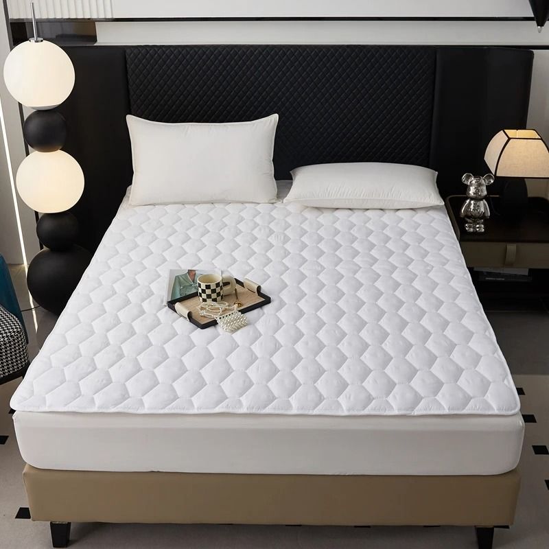 Waterproof Quilted Mattress Protector Cover For Single And Double Beds 6