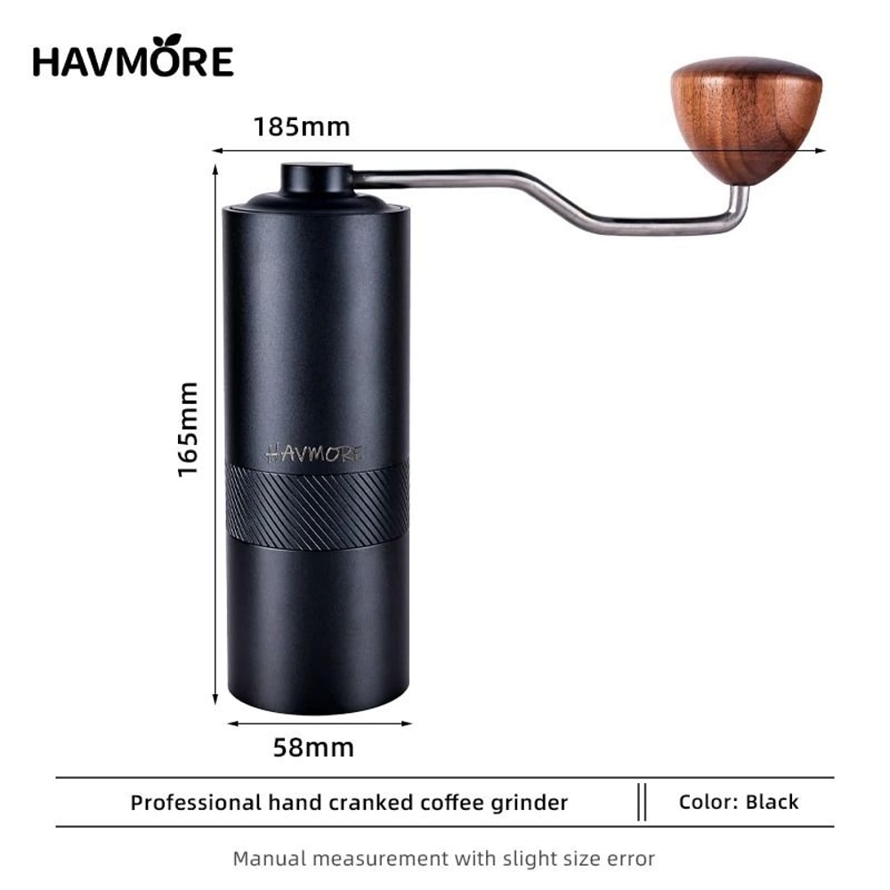 Professional Manual Coffee Grinder With Adjustable Stainless Steel Burr 11