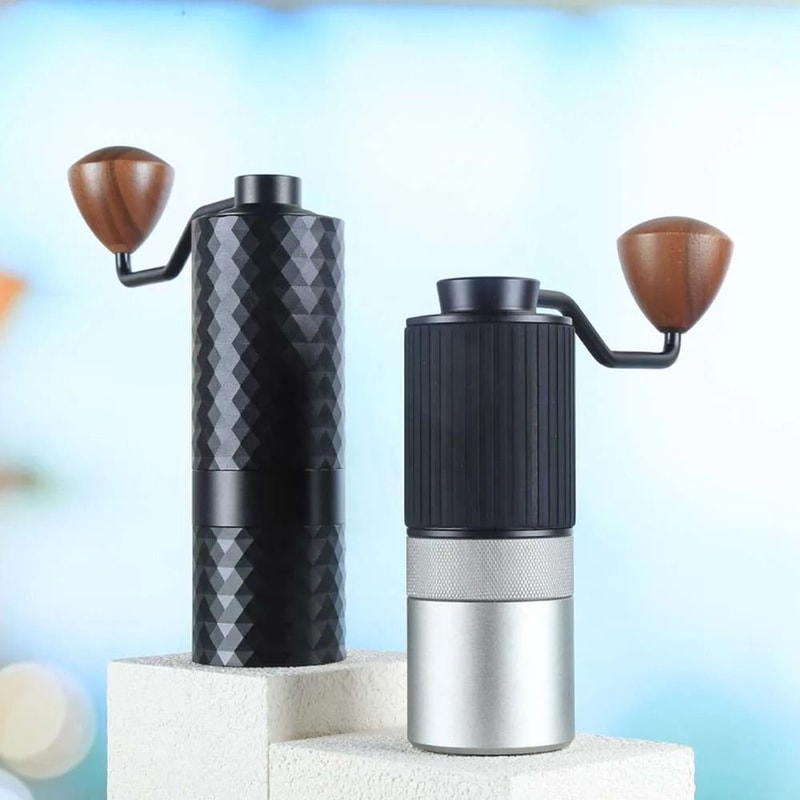 Professional Manual Coffee Grinder With Adjustable Stainless Steel Burr 2