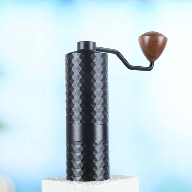Professional Manual Coffee Grinder With Adjustable Stainless Steel Burr 6