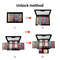 46 Color Makeup Palette With Eyeshadow Blush Powder Puff And Lip Gloss Set 4