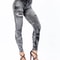Women Imitation Jeans Stretch Leggings High Waist Slim Fit Pants 9
