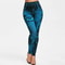 Women Imitation Jeans Stretch Leggings High Waist Slim Fit Pants 4