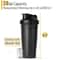 Portable Protein Shaker 600ml Fitness Bottle With Wire Whisk Ball 2