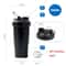 Portable Protein Shaker 600ml Fitness Bottle With Wire Whisk Ball 5