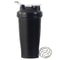 Portable Protein Shaker 600ml Fitness Bottle With Wire Whisk Ball 7