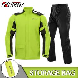motorcycle raincoat suit waterproof jacket and pants for outdoor riding and camping