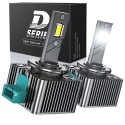 d series led car headlights conversion kit 6000k 70w turbo bright auto lamp plug and play