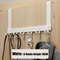 Over The Door 6 Hooks Organizer Rack For Clothes Coats Hats And Towels 10