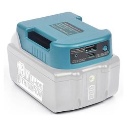 battery holder adapter with usb and type c ports for makita 18v batteries