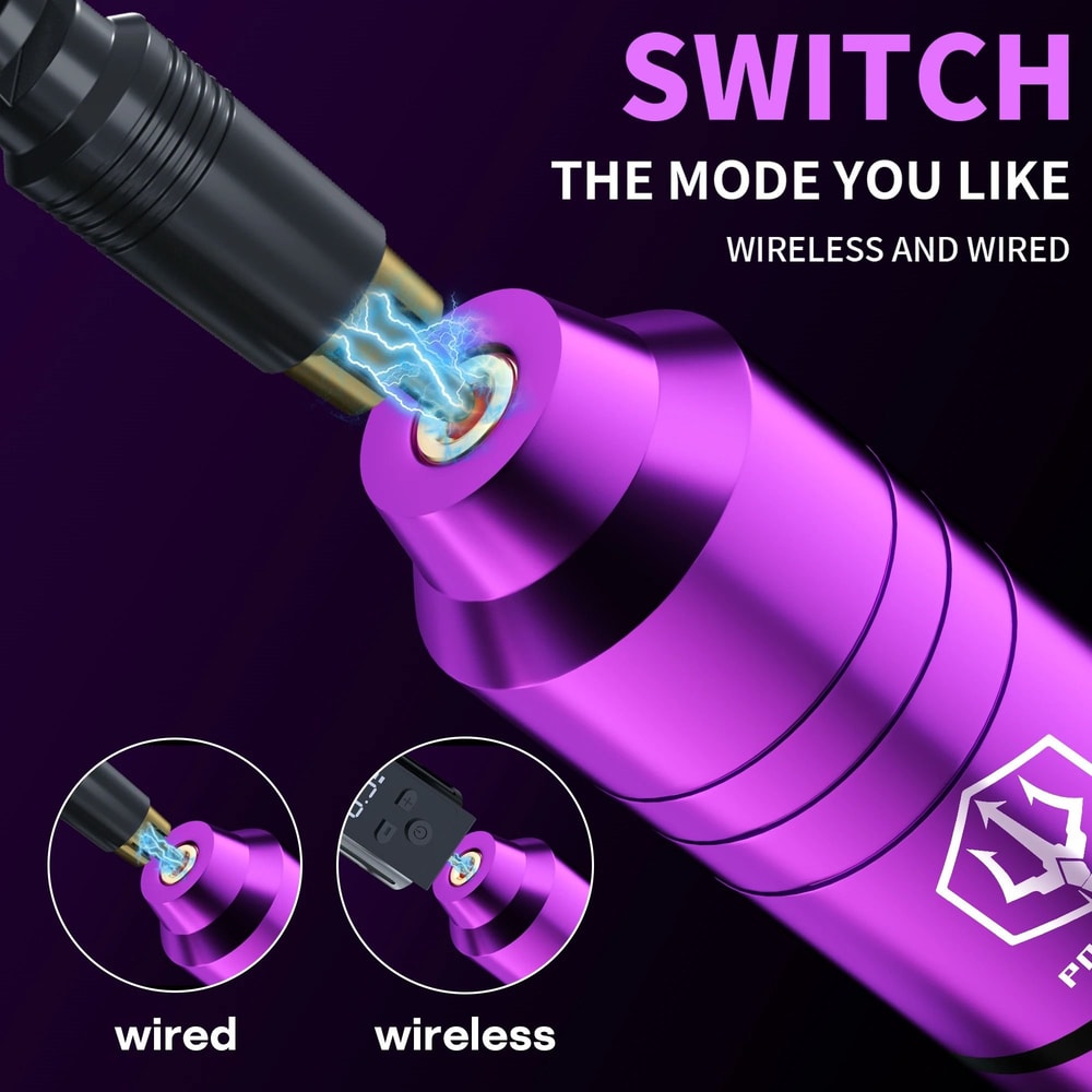 Professional Tattoo Pen Kit Permanent Makeup Machine With Power Supply And Needles 5