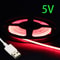 USB 5V COB LED Strip Light UltraThin Multicolor Tape 13