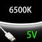 USB 5V COB LED Strip Light UltraThin Multicolor Tape 14