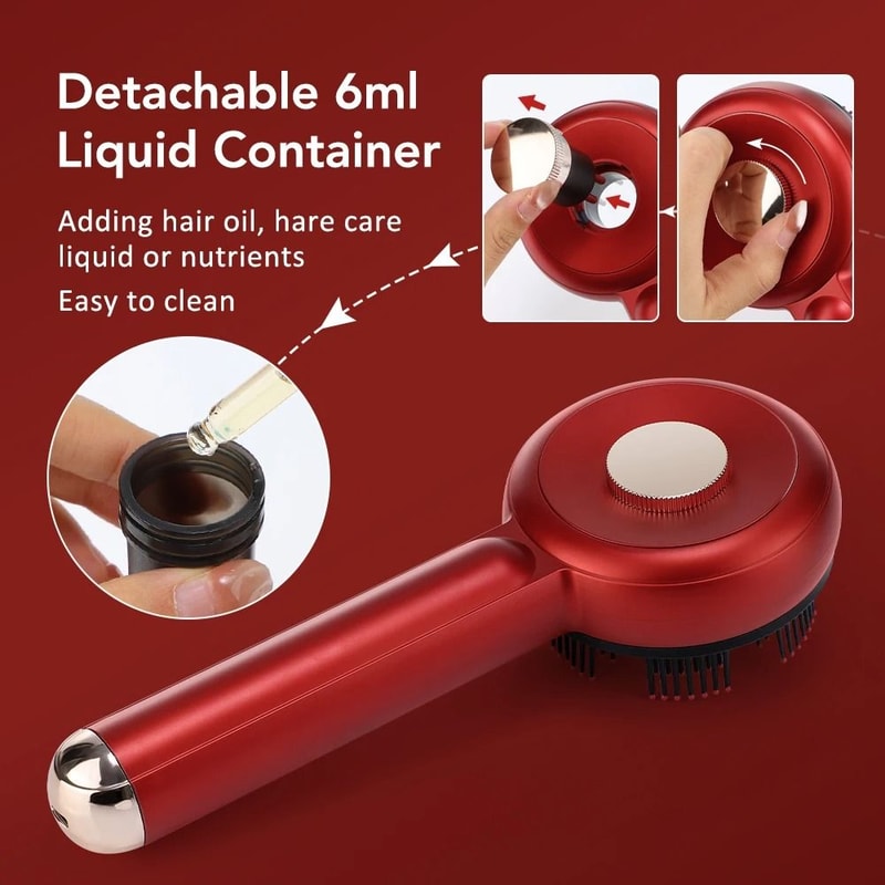 Electric Microcurrent Scalp Massage Comb With 660nm Red Light Therapy 5