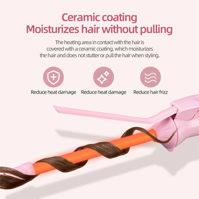 Mini 9mm Hair Curling Iron With Ceramic Barrel 5