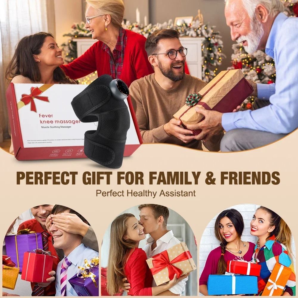 Electric Heating Knee Massager With 5 Heat Levels And Vibration Therapy 6