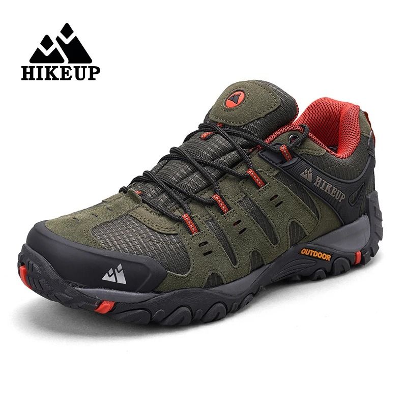 Mens Suede Leather Hiking Shoes For Outdoor Adventure 9