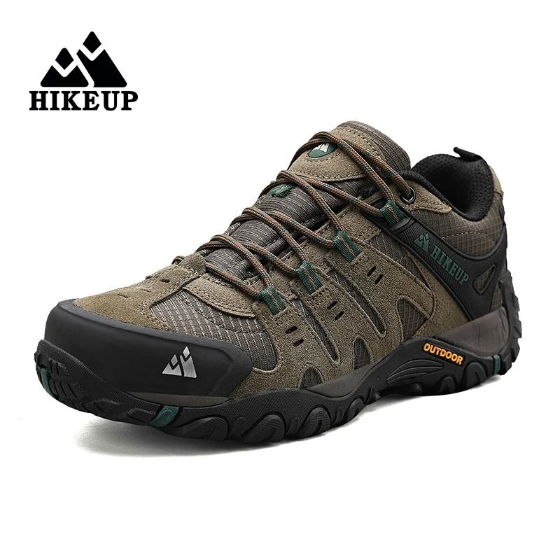 Mens Suede Leather Hiking Shoes For Outdoor Adventure 1