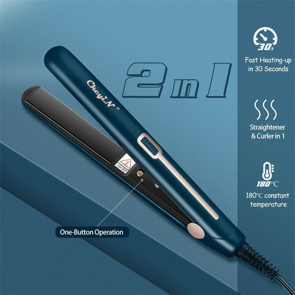 Mini 2in1 Hair Straightener And Curler 0