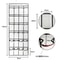OvertheDoor Hanging Shoe Organizer With 24 Large Mesh Pockets 5