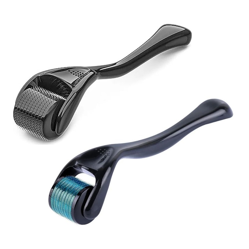 540 Titanium Microneedle Derma Roller For Hair Beard And Skin Rejuvenation 02 025 03mm 1