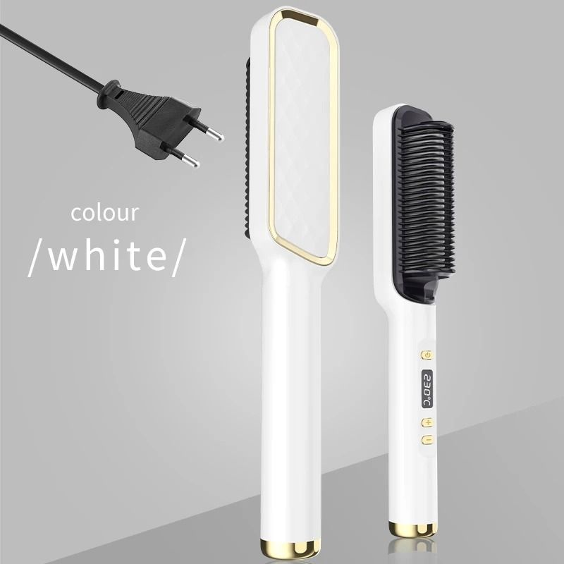 Electric Hot Comb Straightening Brush With Negative Ion Technology And AntiScald Design 15