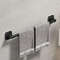 SelfAdhesive Bathroom Towel Holder  No Drilling WallMount Towel Rack In White Or Black 4