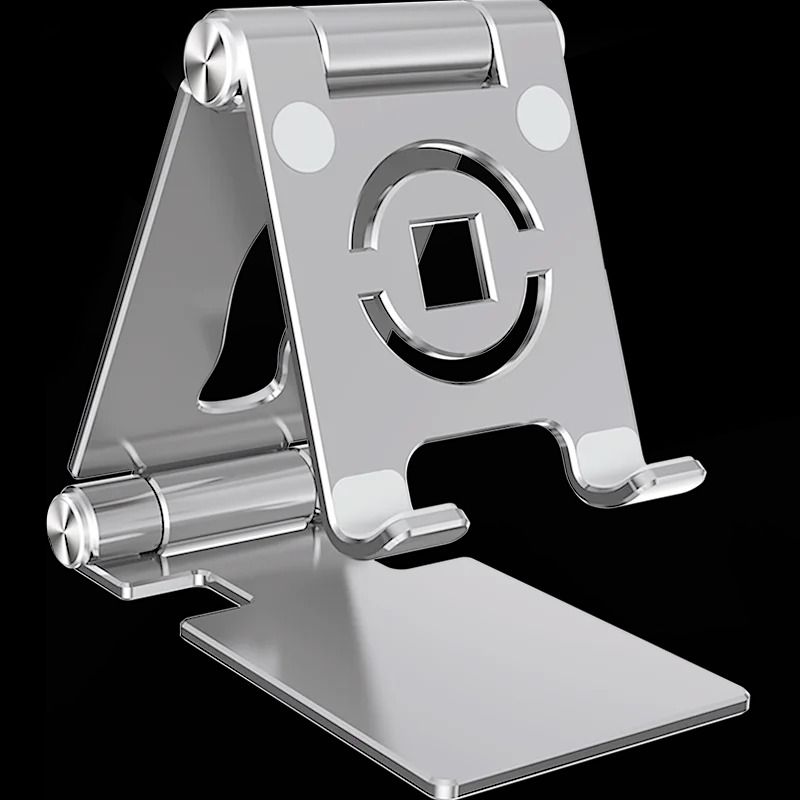 Foldable 360 Rotating Mobile Phone Tablet Stand Adjustable Height AntiSlip And Hollow Design For 7
