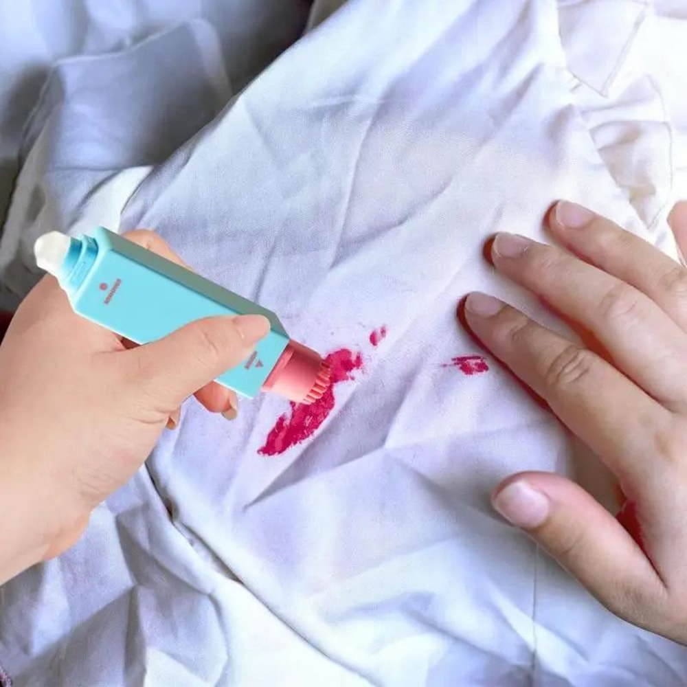 White Clothes Stain Remover Pen Portable Waterless Laundry Cleaner Double Head Design 2