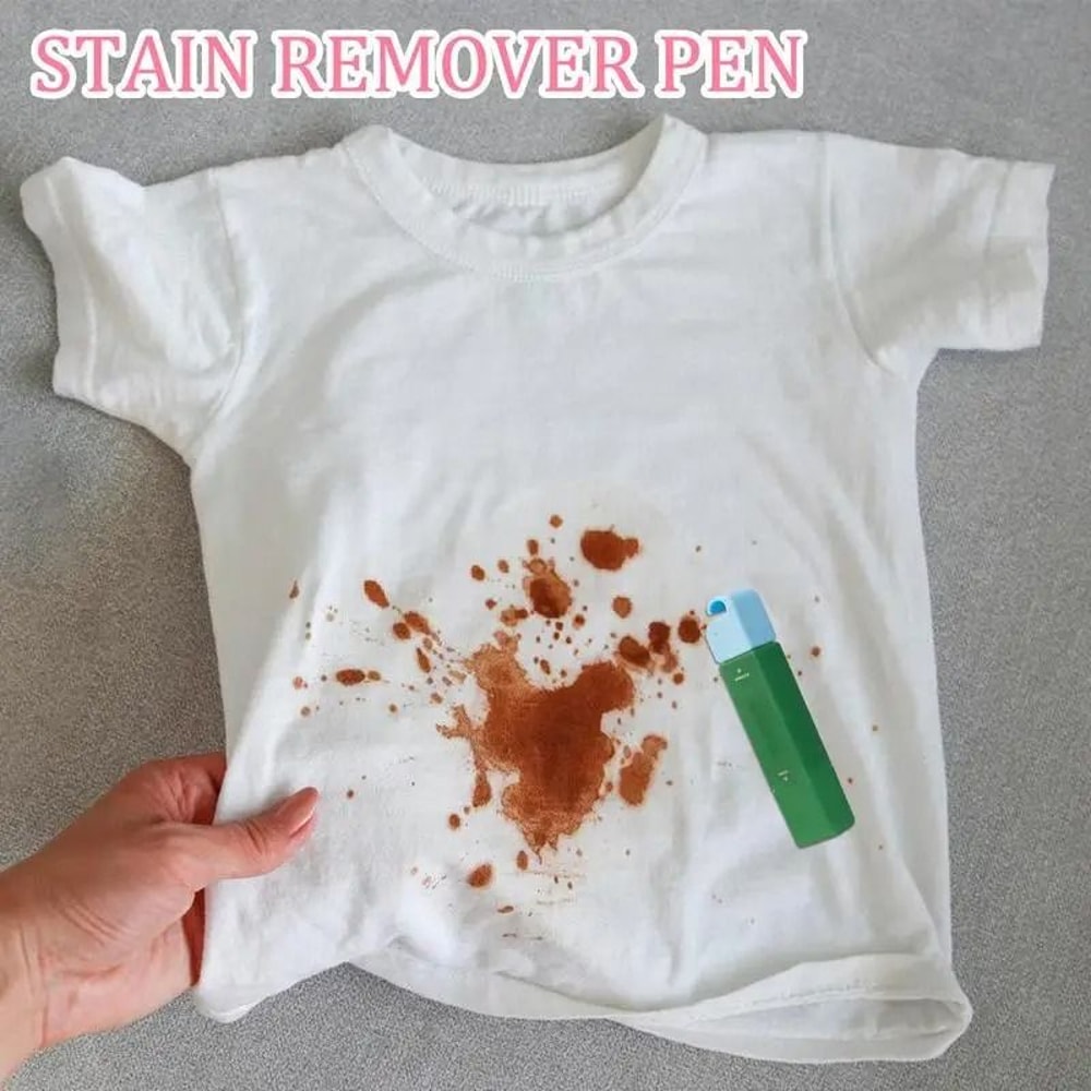 White Clothes Stain Remover Pen Portable Waterless Laundry Cleaner Double Head Design 3