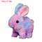 Electric Rabbit Plush Toy With Carrot Walking EarWiggling And TailWagging Interactive Bunny For Ki 9