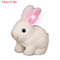 Electric Rabbit Plush Toy With Carrot Walking EarWiggling And TailWagging Interactive Bunny For Ki 13