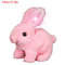 Electric Rabbit Plush Toy With Carrot Walking EarWiggling And TailWagging Interactive Bunny For Ki 15