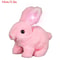 Electric Rabbit Plush Toy With Carrot Walking EarWiggling And TailWagging Interactive Bunny For Ki 15