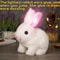 Electric Rabbit Plush Toy With Carrot Walking EarWiggling And TailWagging Interactive Bunny For Ki 5