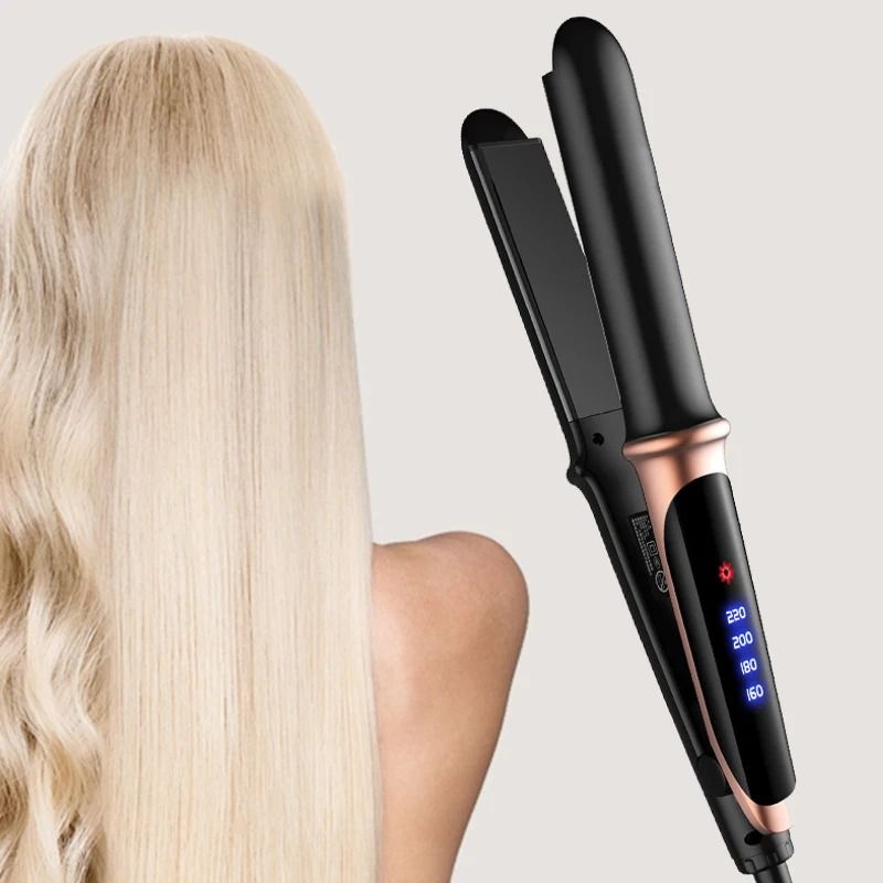 2 In 1 Professional Hair Straightener And Curler Flat Iron For Smooth And Shiny Styling 5