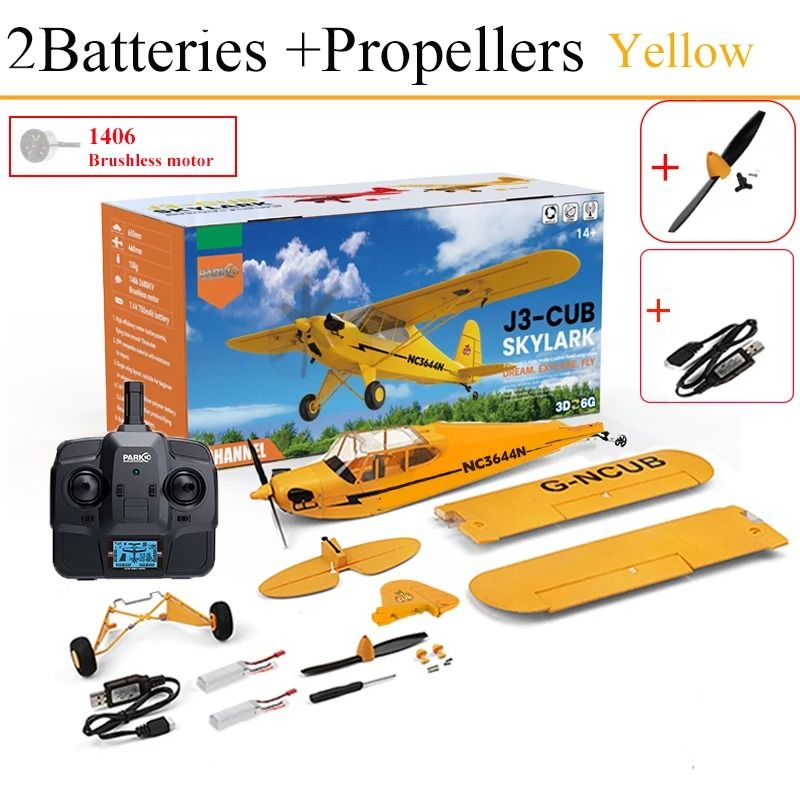 RC Plane RTF 24G Brushless Motor Remote Control Airplane With 3D And 6G Flight Modes Ready To Fly 12
