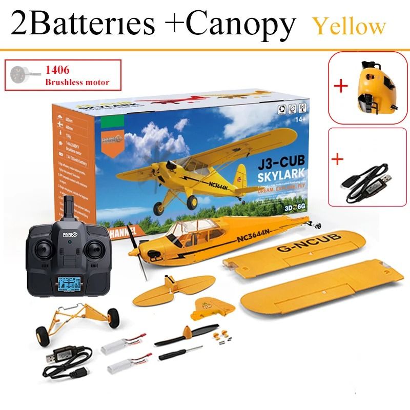 RC Plane RTF 24G Brushless Motor Remote Control Airplane With 3D And 6G Flight Modes Ready To Fly 15