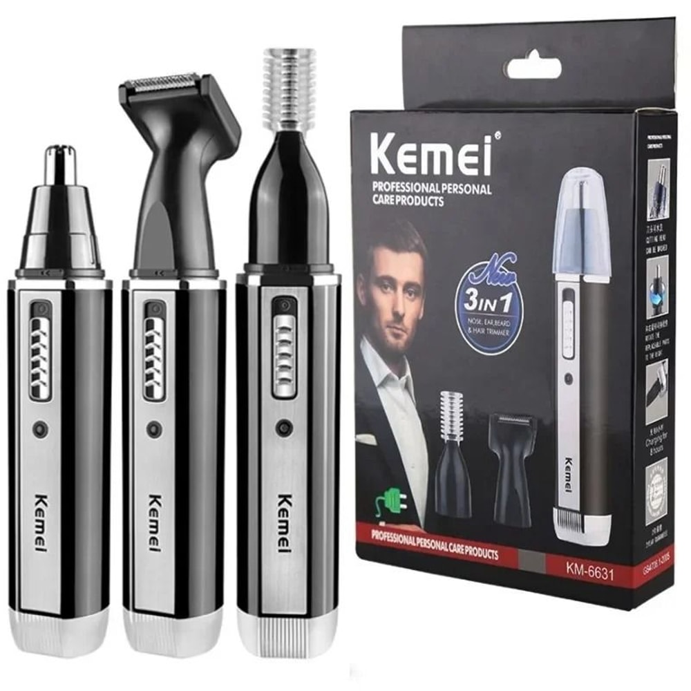 4 In 1 Electric Trimmer For Men Nose Ear Beard And Hair Grooming Set Rechargeable 9