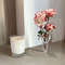 Clear Acrylic Frame Flower Vase Modern Decorative Art Vase For Home And Office Decor 3