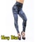 Imitation Jeans Stretch Leggings High Waist Slim Push Up Fashion Leggings For Women 13