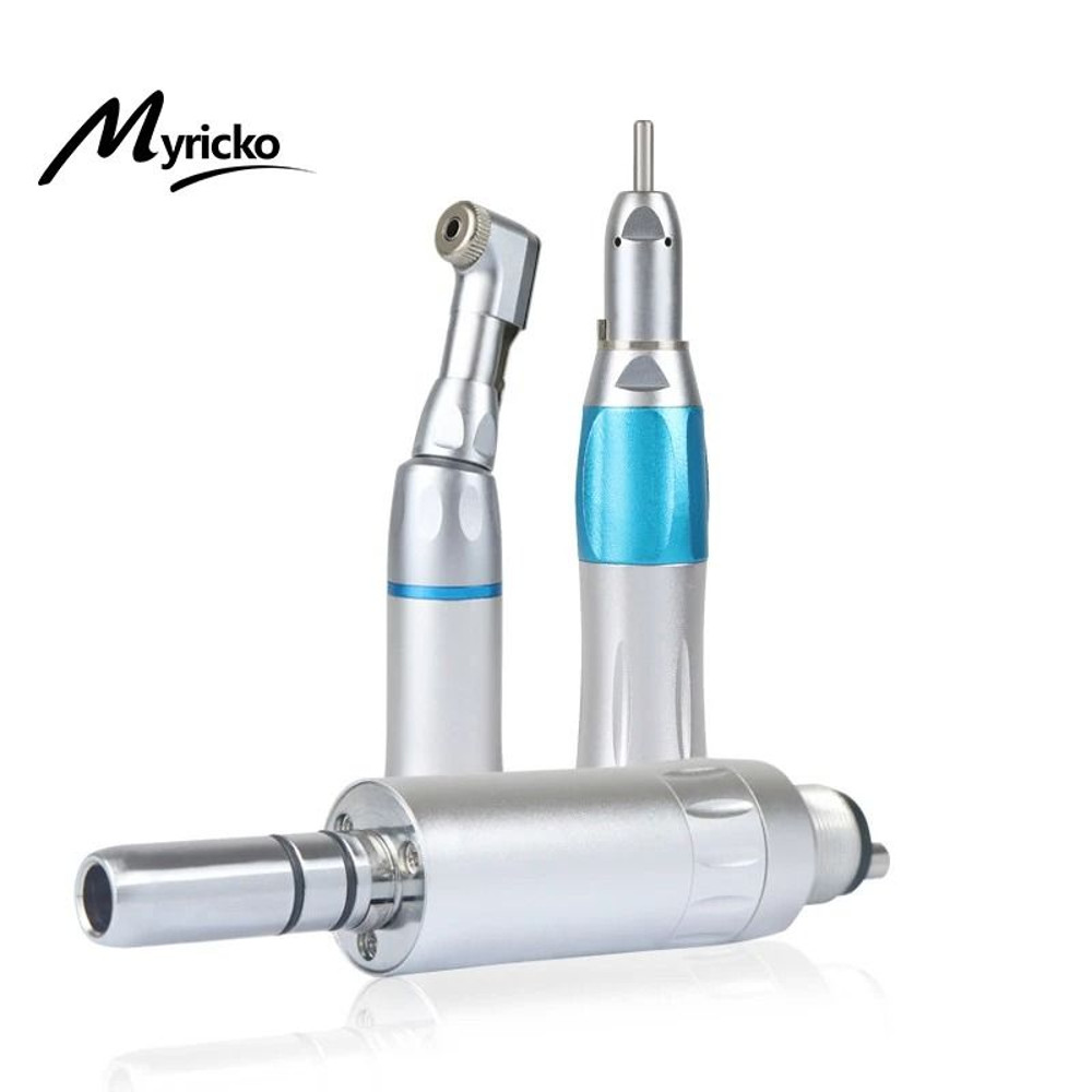 Dental Low Speed Equipment Kit With Straight Handpiece And Contra Angle Air Motor 5