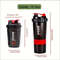 Shaker Bottle With Power Container 2 Tiers Protein Shakes Powder Shaker Bottle Sports Water Bottle 5