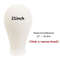 Canvas Wig Head Wig Stand 21 To 24 Inch Mannequin Head For Hairstyling Display And Wig Making With 9