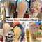 Canvas Wig Head Wig Stand 21 To 24 Inch Mannequin Head For Hairstyling Display And Wig Making With 6