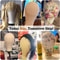 Canvas Wig Head Wig Stand 21 To 24 Inch Mannequin Head For Hairstyling Display And Wig Making With 6