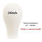 Canvas Wig Head Wig Stand 21 To 24 Inch Mannequin Head For Hairstyling Display And Wig Making With 14