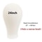 Canvas Wig Head Wig Stand 21 To 24 Inch Mannequin Head For Hairstyling Display And Wig Making With 14